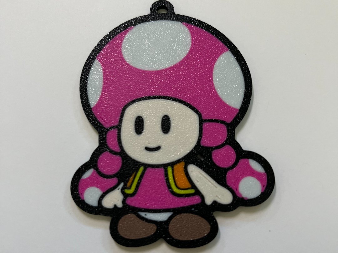 Toadette Keychain