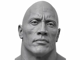 Statue of Dwayne "The Rock" Johnson