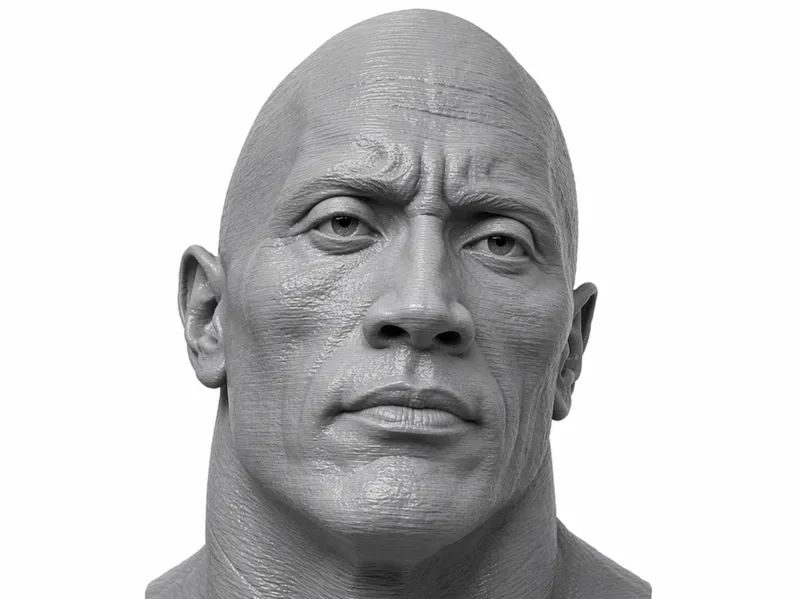 Statue of Dwayne "The Rock" Johnson