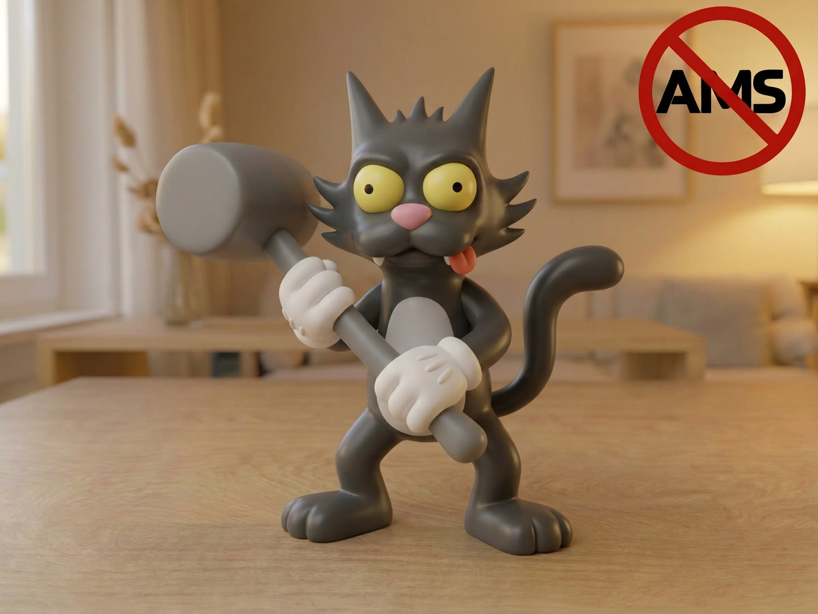 Scratchy Cat, Figurine - 3D printed Characters, in stock in India