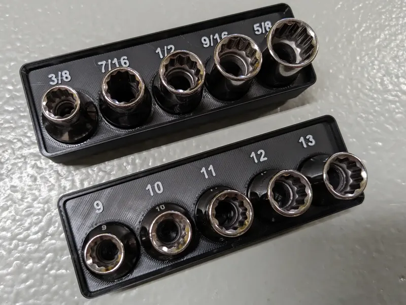 Gridfinity Craftsman 1/2" Drive Short Sockets