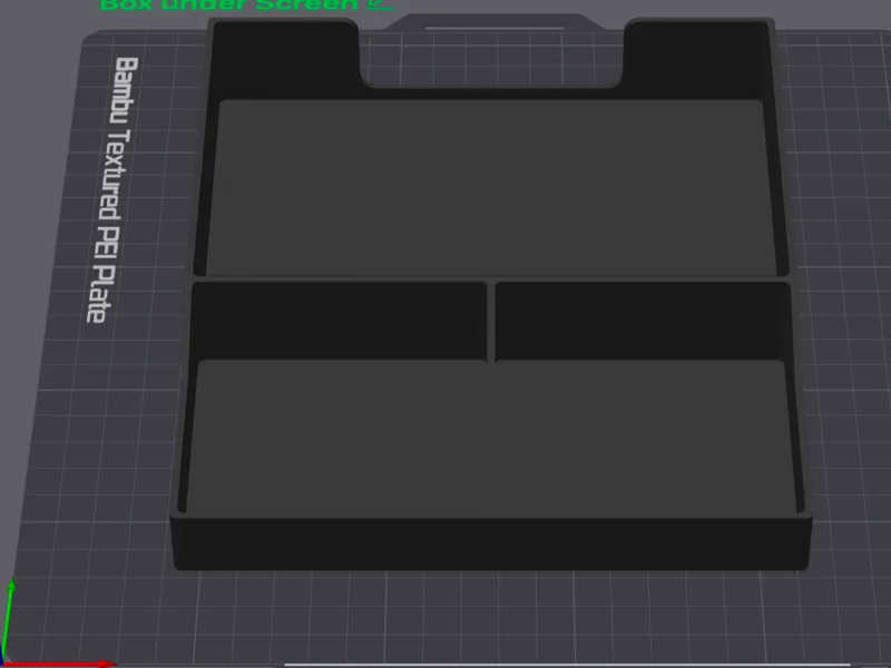 Ford Explorer EV Divided box behind screen