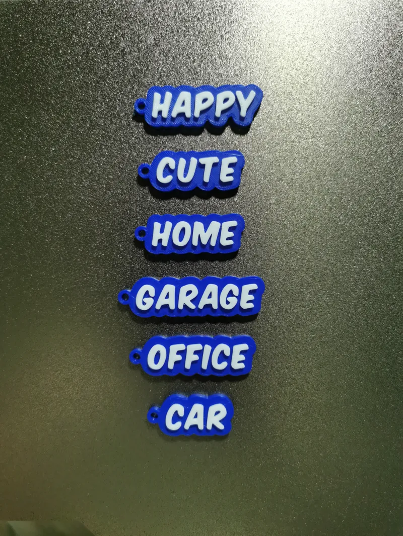 Keychains Home, Office, Car, Garage, Happy, Cute