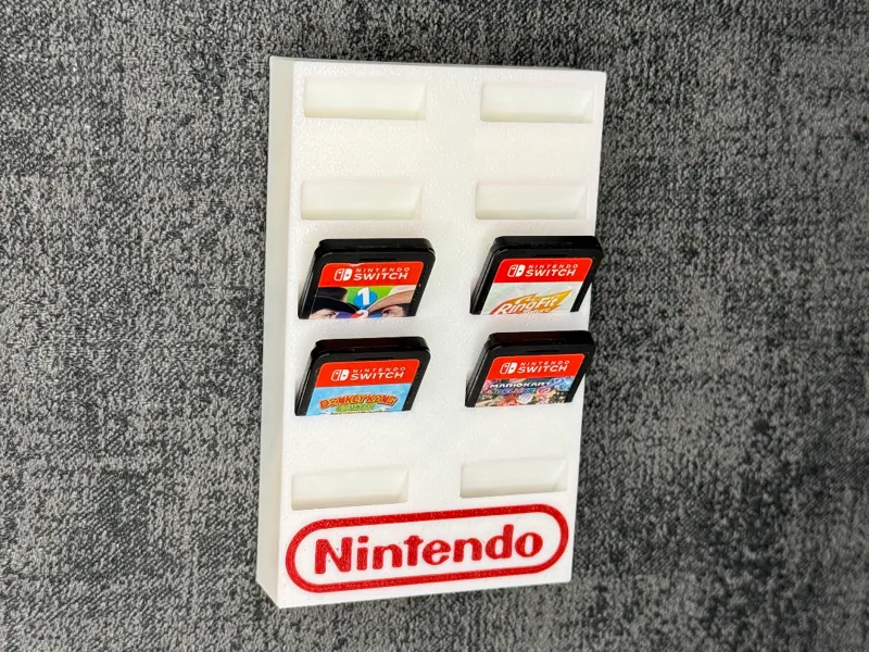 Nintendo Switch game card storage wall mount