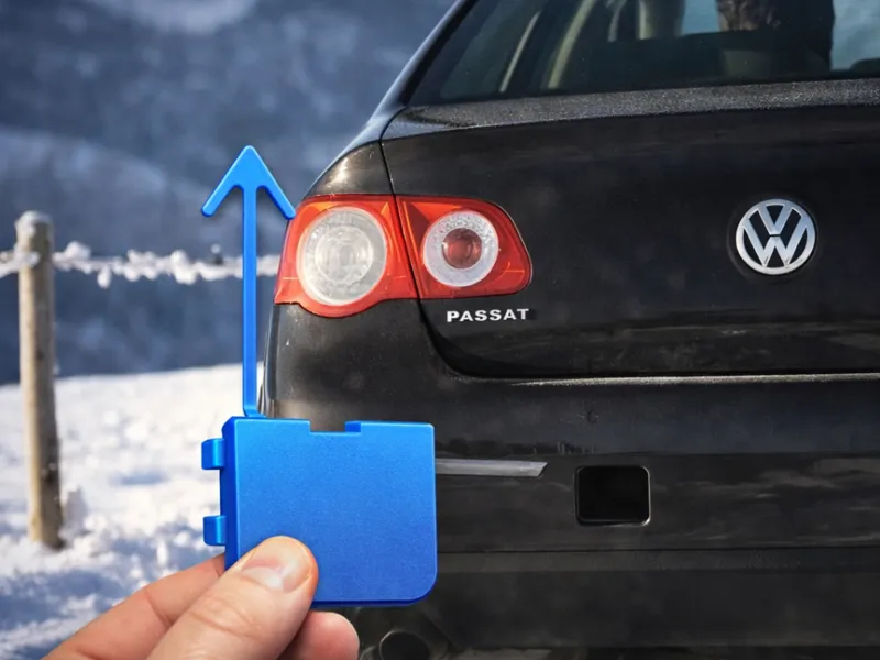 WV Passat b6 tow eye hook cover rear bumper