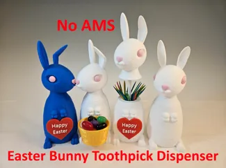 Easter Bunny toothpick Dispenser