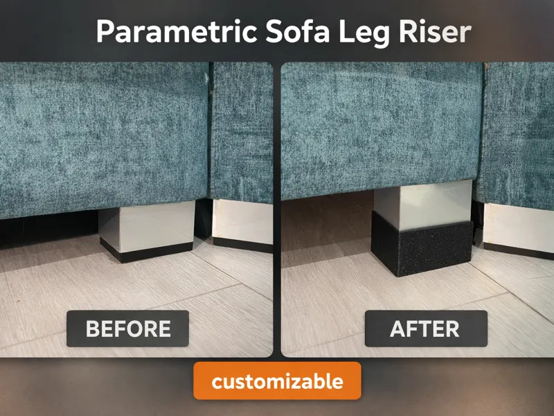 Parametric Sofa Leg Riser
