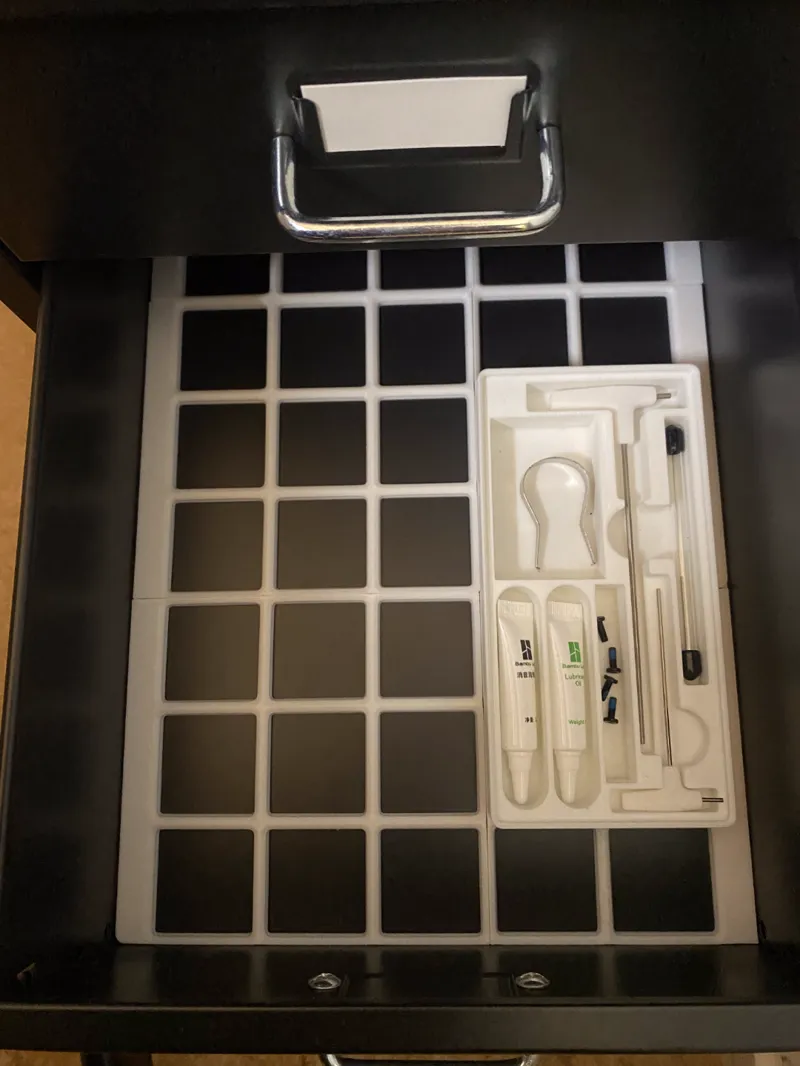 Gridfinity base for Ikea Helmer for A1 mini