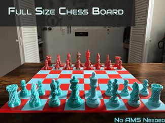 Full Size Chess Board | Easy to Assemble | No AMS