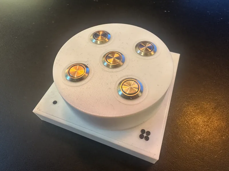 5x Button for HomeAssistant with ESPHome