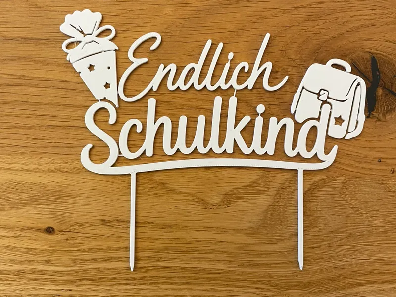 Caketopper Einschulung schule Cake Topper