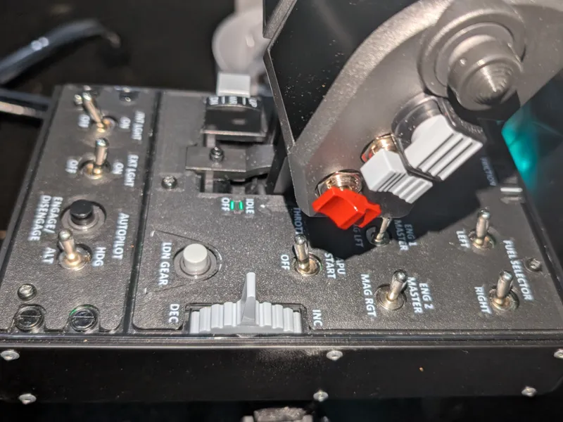 Thrustmaster Warthog Throttle Overlay