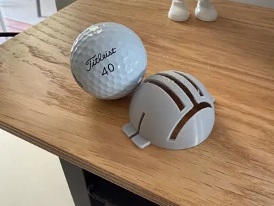Golfball T-Marker Template