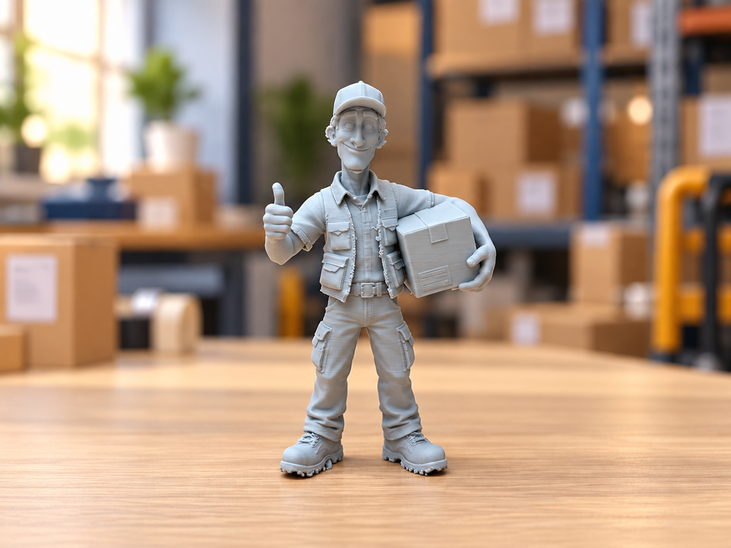 Funny Delivery Worker – Everyday Workers Series 3D model