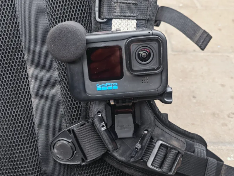 Kriega R15 Backpack Action cam mount