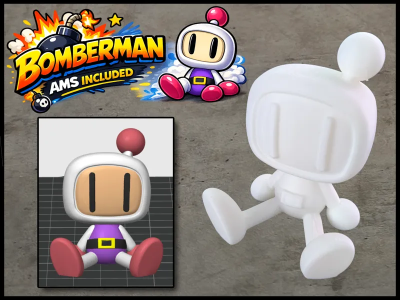 Sitting Bomberman (AMS Version Included)