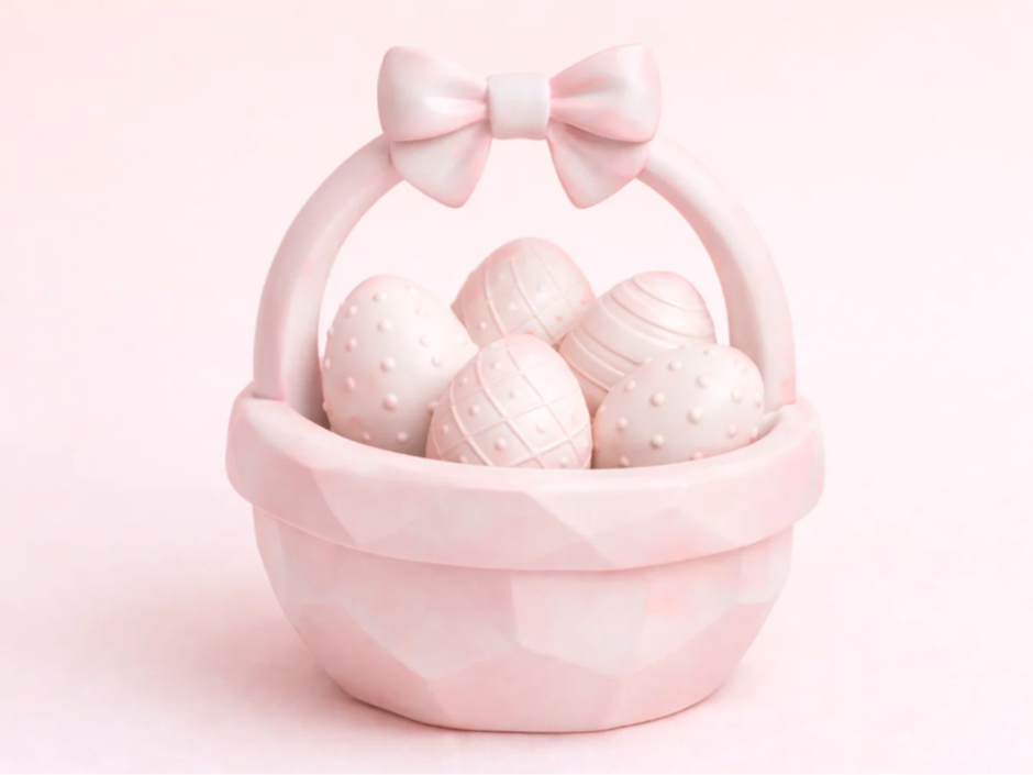 Easter Egg Basket - Decor