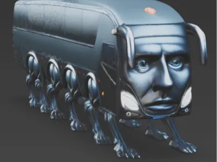 Ring Rang Rung Bus Série Brainrot|Rang Ring Reng Bus Ireng - Modelo gratuito para ...