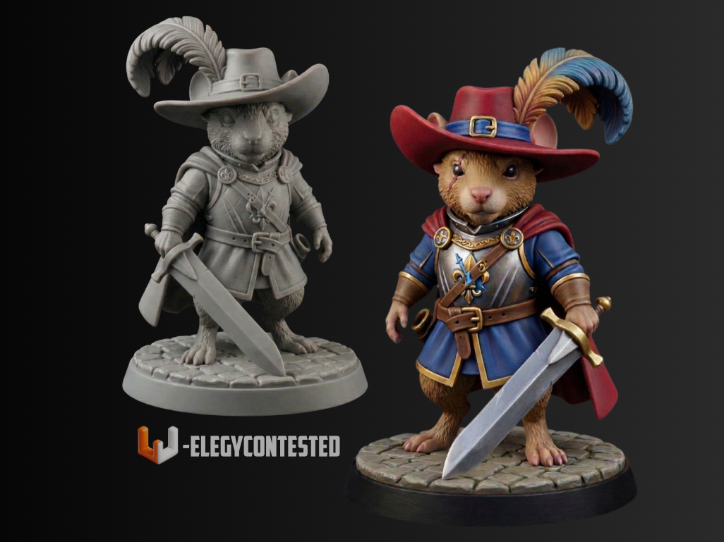 DnD Ready - Scoundrel Mice (38mm)