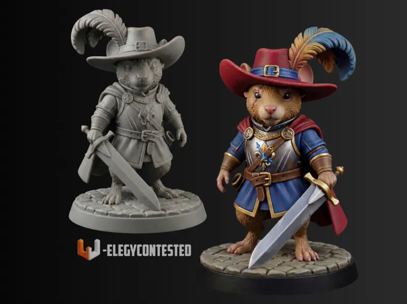 DnD Ready - Scoundrel Mice (38mm)