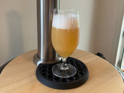Drip tray for kegerator