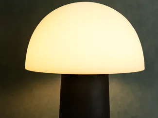 lampada a forma di fungo