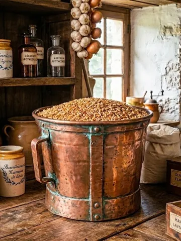 Figura decorativa: Miniature Antique Ferrat Grain Measure — vista de referencia 2