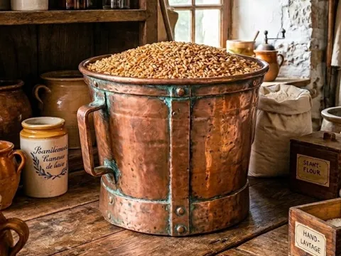 Figura decorativa: Miniature Antique Ferrat Grain Measure — referencia de MakerWorld