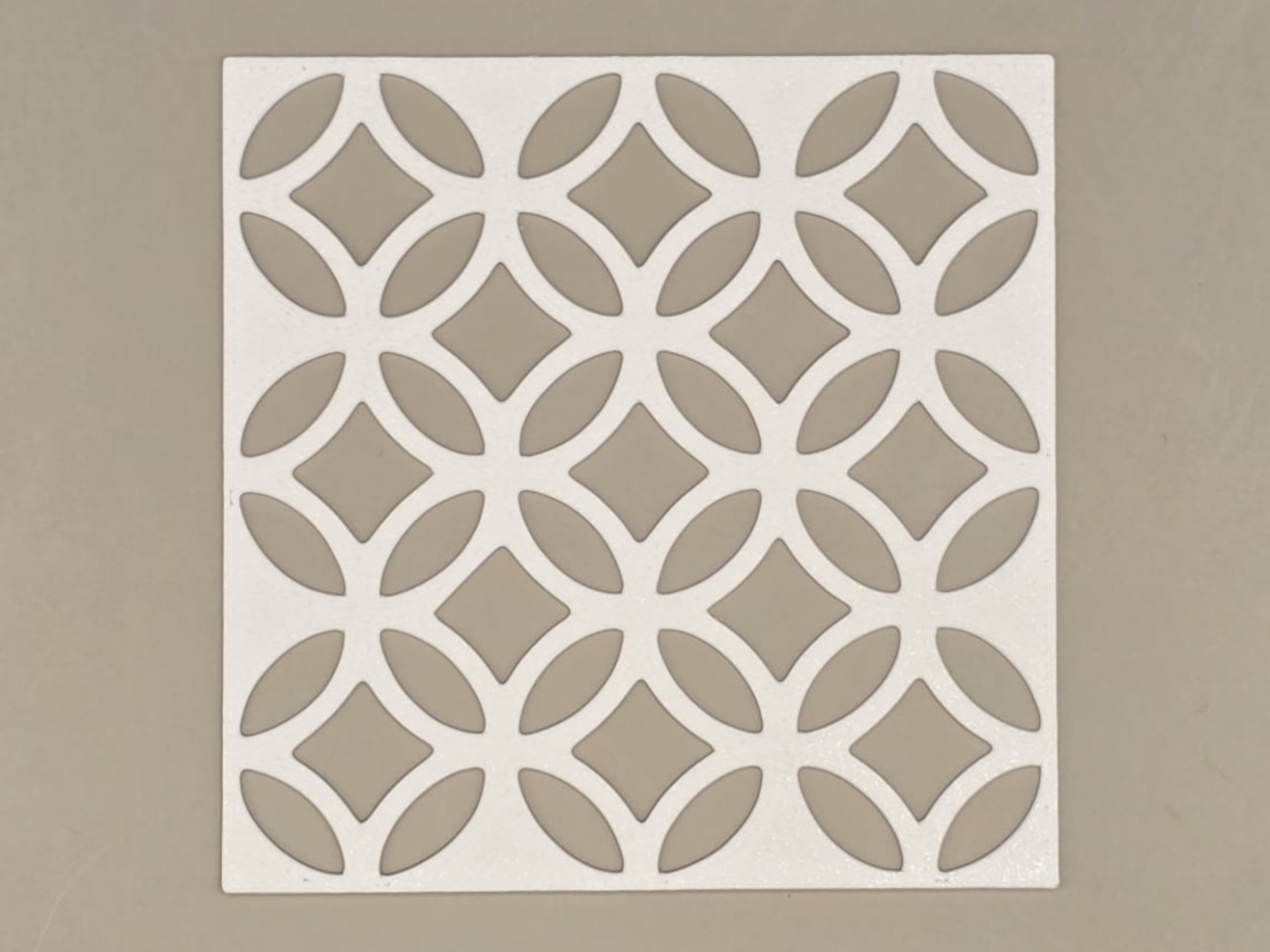 Window Abstract Geometric Star Stencil