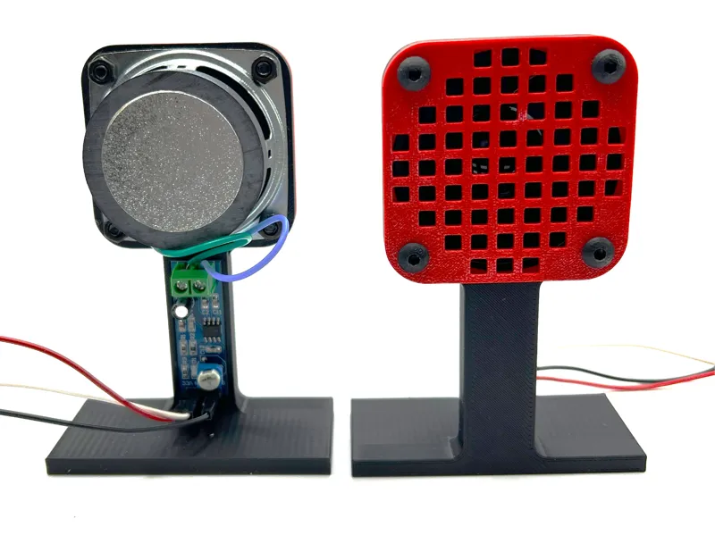 Small Speaker Stand - with Amplifier