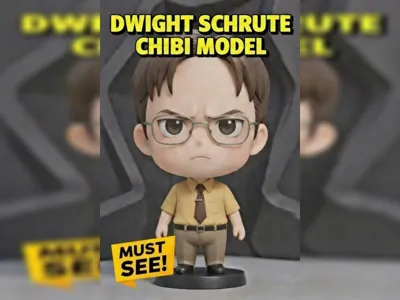 The Office - Chibi Dwight Schrute figurine!