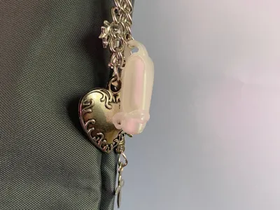 Ballet Shoe Keychain