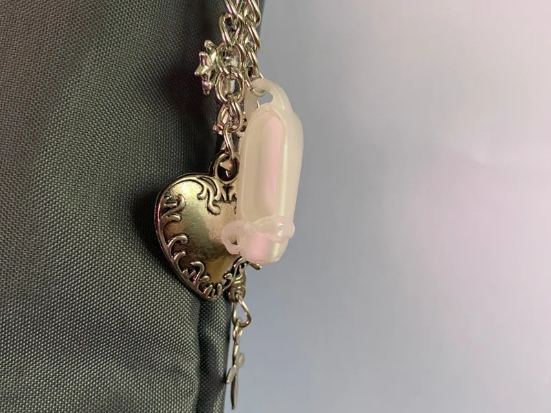 Ballet Shoe Keychain