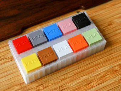 Filament Swatch & Tray System - Customizable
