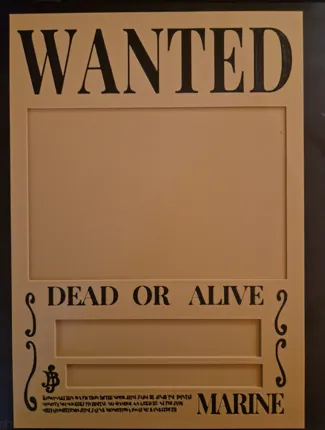One Piece Wanted Poster (Customizable)