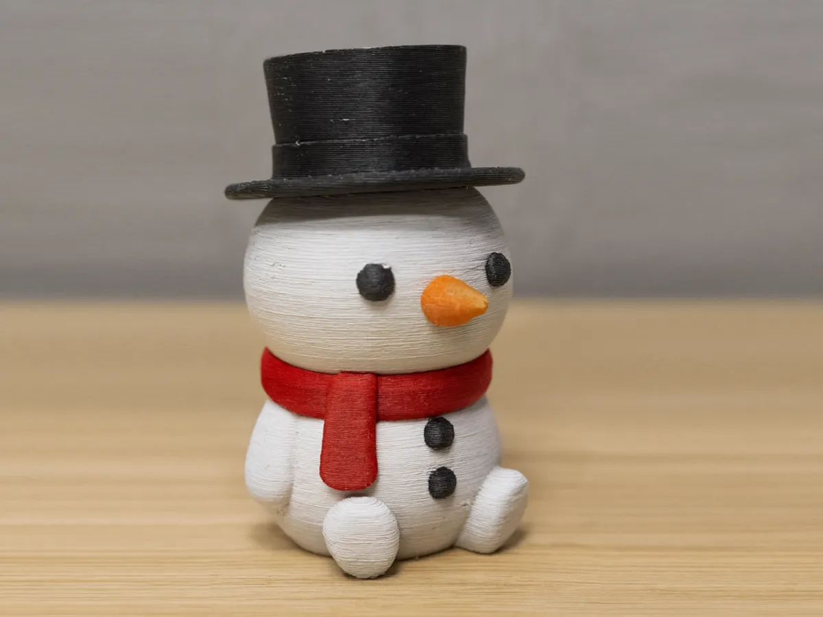 Cute Snowman - Free 3D Print Model - MakerWorld