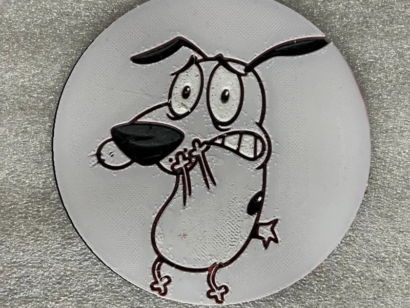 Sottobicchiere Leone Il Cane Fifone Hueforge