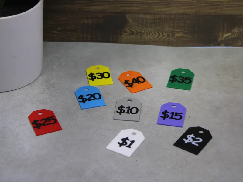 Color-Coded Vendor Price Tags | Pricing System