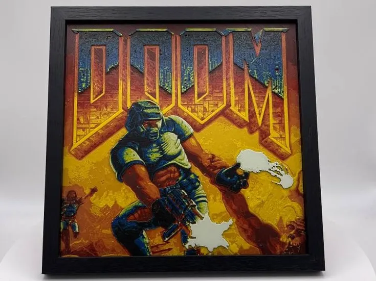 Doom Original - Filament Painting ( HueForge )