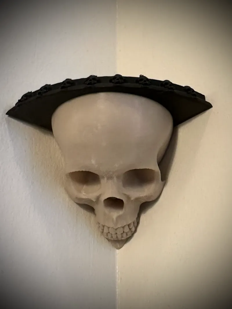 Skull Corner Shelf
