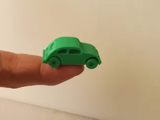 Tiny VW Bug - Easy & Fast Print!