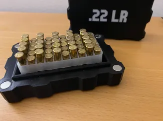 Magnetbox/ Munitionsbox .22LR für 50 Schuss