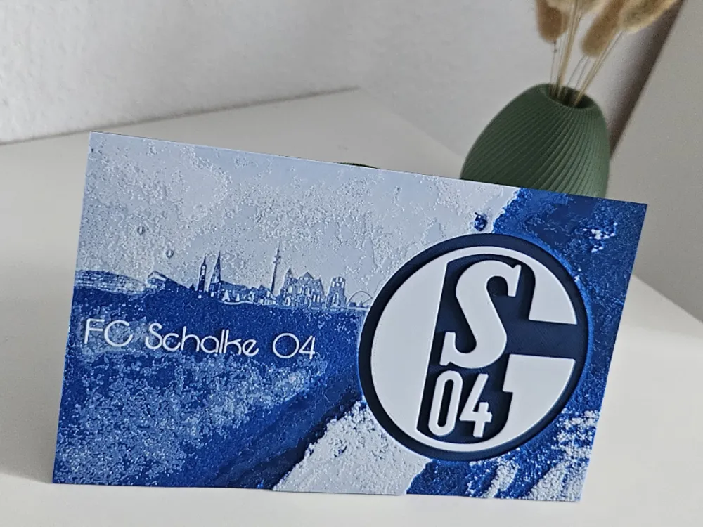 FC Schalke 04 forge image by Badys MakerWorld: Download Free 3D Models