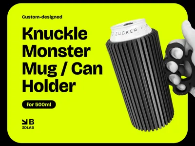 Knuckle Monster Mug / Can Holder