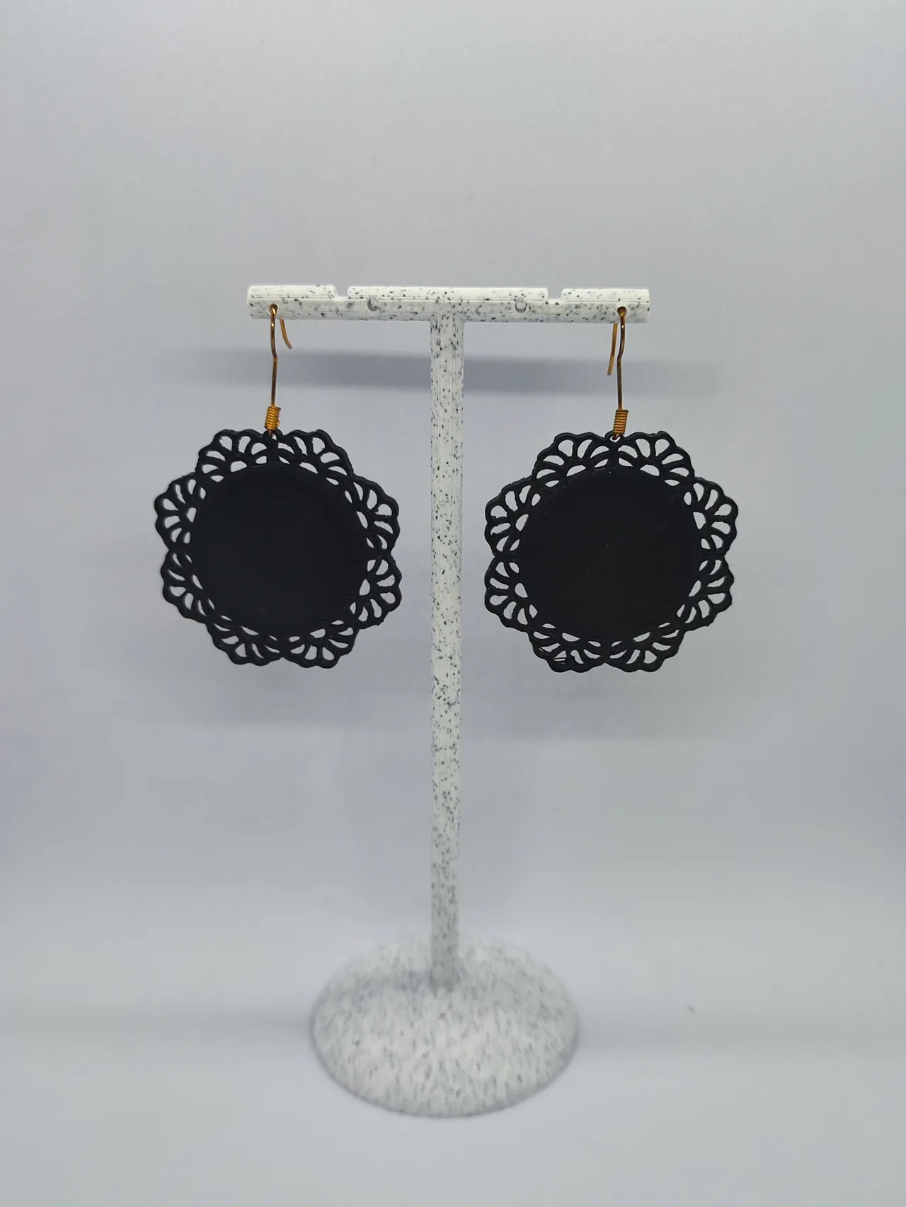 Aretes Aureola de Encaje view 2