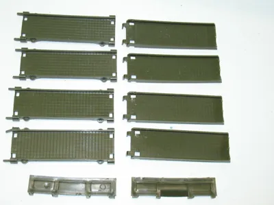 Dinky toy Brockway Military Bridge Square Hole A