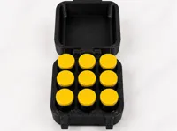 (9) 3ml vials (diameter 16mm, height 38.1mm)