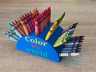 Crayon holder wave 56pcs