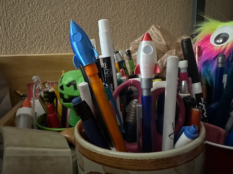 Rocket Pencil Topper 
