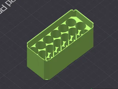 1x2x1 Multibin AA Battery Insert